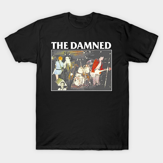 The Damned retro vintage T-Shirt by Miamia Simawa